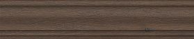 Плинтус Kerama Marazzi SG7329/BTG Тровазо коричневый тёмный матовый 39,8x8x1,55