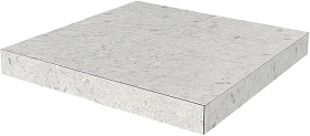 Ступень Kerama Marazzi SG632400R/GCA угловая клееная Терраццо серый светлый 33х33х11