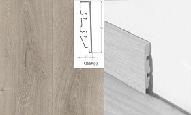 Плинтус Quick-Step QSSK 58х12мм 03552 Дуб пустынный брашированный серый, 1 м.п.