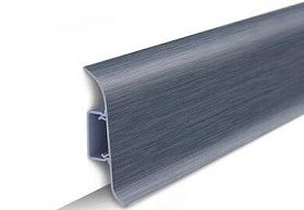 Напольный плинтус Идеал Классик К-П70п (пластиковый с кабель-каналом) 024 Синий, 2200мм/70мм/22мм, 1 м.п.