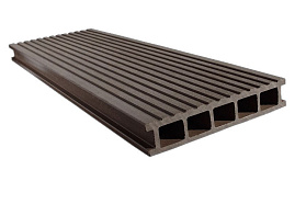 Террасная доска EuroDeck Uno Венге (3000, 1 м.п.)