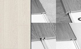 Порог Incizo 5 в 1 Quick-Step QSINCP 04665 Дуб серый лакированный, 1шт.