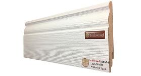 Плинтус МДФ TeckWood фигурный 100х16мм Дуб Брайт, 1 м.п.