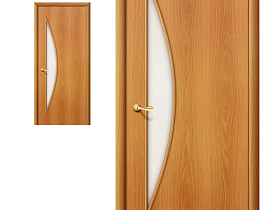 Межкомнатная дверь Браво Финиш Флекс Direct 5С Л-12 (МиланОрех) Сатинато