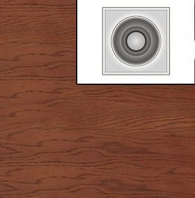 Розетка для шпонированных дверей Браво Д-18 Коньячный дуб, Тип-2