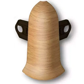 Угол наружный для плинтуса Идеал Классик-70, К-П70-Нк 212 Дуб светлый, 70 мм