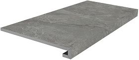Ступень клееная Kerama Marazzi SG850890R/GCF Риальто серый тёмный матовый 33x80x0,9