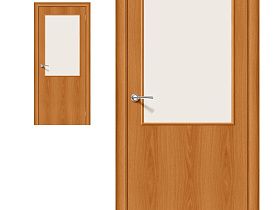 Межкомнатная дверь Браво Финиш Флекс Gost Гост-13 Л-12 (МиланОрех) Magic Fog с усилением