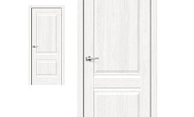 Межкомнатная дверь Браво Эко Шпон Прима-2 White Dreamline