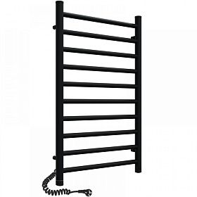 Полотенцесушитель электрический Laris Феличия 400x700 левый тэн, черный