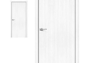 Межкомнатная дверь Браво Эко Шпон Браво-0 Snow Veralinga