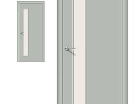Межкомнатная дверь Браво Финиш Флекс Gost Гост-3 Л-16 (Серый) Magic Fog с усилением