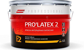 Краска интерьерная латексная Parade PRO’LATEX E2 глубокоматовая, база С 9л