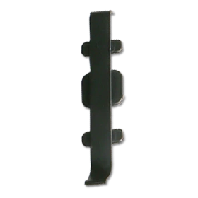 Соединитель Русский профиль SSZ-69мм из алюминия для алюминиевого плинтуса 60 мм, черный