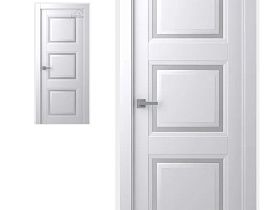 Межкомнатная дверь эмаль Belwooddoors Аурум 3 белая, глухое полотно