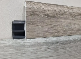 Напольный плинтус Winart HDPS 80 мм 019 Дуб Веллингтон (80х20х2000 мм), 1 п.м.