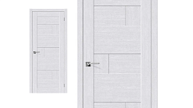 Межкомнатная дверь еврошпон el`Porta Легно-38 Milk Oak полотно глухое