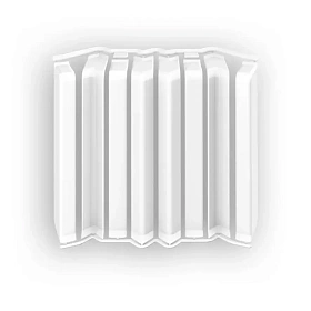 Накладки для плинтуса Идеал Дюра Прямоугольный 80мм - 001 Белый