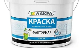 Краска фактурная ЛАКРА, белый Л-С, 18 кг