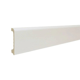 Напольный плинтус ТД Меридиан P2 под покраску, 15х80х2400 мм, 1 м.п.