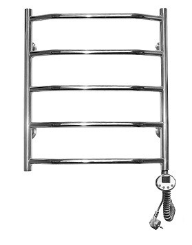 Полотенцесушитель электрический Domoterm Лаура П5 500х700 ER, нижнее правое