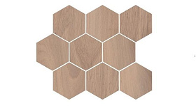 Керамогранит Kerama Marazzi SG1000N Монруж капучино светлый, полотно 37х31 из 9 частей 12х10,4 12х10,4х7, 1 кв.м.