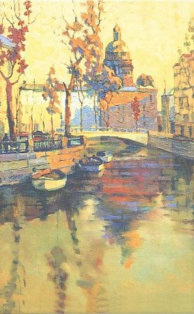 Декор Kerama Marazzi SST/A07/6309 Павловск Пейзаж 25х40