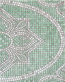 Декор Kerama Marazzi B1419/2000 Савойя зеленый 20x25