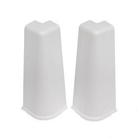 Угол наружный к плинтусу Cezar Hi-Line (пластиковый с кабель-каналом)