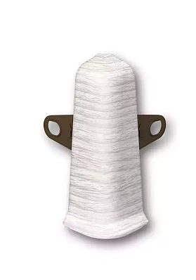 Угол наружный для плинтуса Deconika Д-П100-Нк (пластиковый с кабель-каналом) 265 Клен патина, 100мм