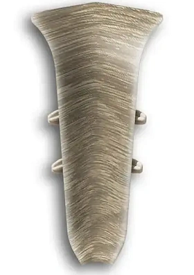 Угол внутренний для плинтуса Идеал Классик-70, К-П70-В 208 Дуб мокко, 70 мм