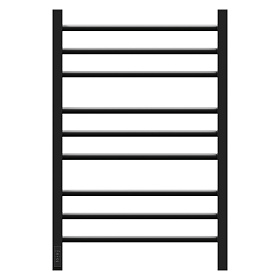 Полотенцесушитель электрический Point PN70758B П9 500x790 диммер слева, черный