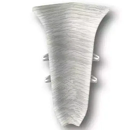 Угол внутренний для плинтуса Идеал Классик-70,К-П70-В 230 Дуб айсберг, 70 мм