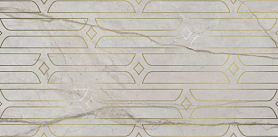 Декор Kerama Marazzi Марокканская коллекция Ифран KMD3STA029BR серый светлый глянцевый обрезной 60x119,5x0,9