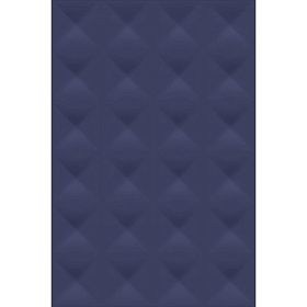 Керамическая плитка настенная Шахты Сапфир 03 20х30 синий низ (рельеф), 1 кв.м.