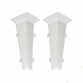 Угол внутрений к плинтусу Cezar Hi-Line Prestige 135 (пластиковый с кабель-каналом)