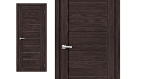 Межкомнатная дверь Браво Эко Шпон Браво-21 Wenge Melinga