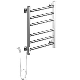 Полотенцесушитель электрический кабельный Ника STEP-3 60x40, левый тэн, хром