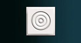 Розетка для дверей Перфект D3032 120х120х29 мм