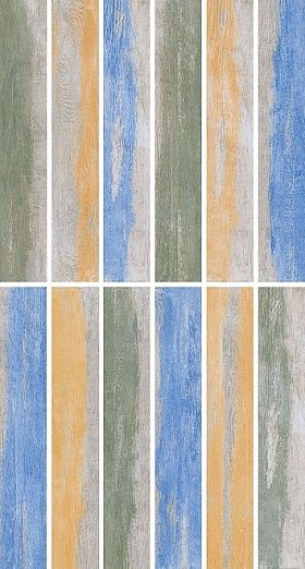 Керамогранит Kerama Marazzi DD732400R Колор Вуд микс обрезной 13х80, 1 кв.м.