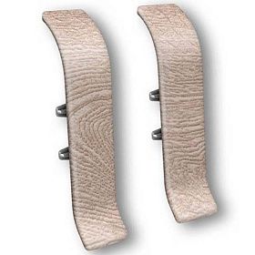 Соединитель для плинтуса Идеал Классик-70, К-П70-С (пластиковый с кабель-каналом) 415 Дуб палена 70мм