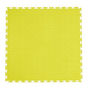 Модульная плитка Industrial Line 5мм желтая, 1 кв.м.