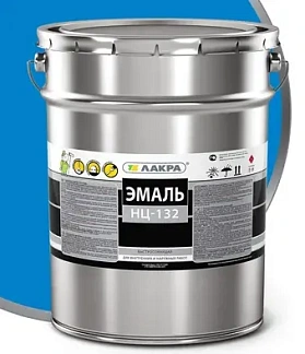 Эмаль НЦ-132 ЛАКРА, голубой, 0.7 кг