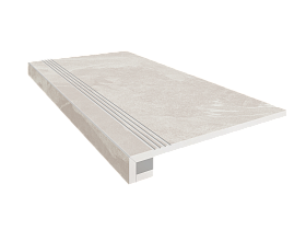 Комплект Estima Terra (Ступень TE00 (33x120) непол. (прямоугол. бортик) c насечкой + Подступенок (14,5x120))