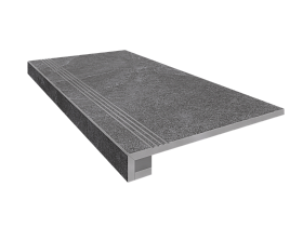 Комплект Estima Terra (Ступень TE03 (33x120) непол. (прямоугол. бортик) c насечкой + Подступенок (14,5x120))