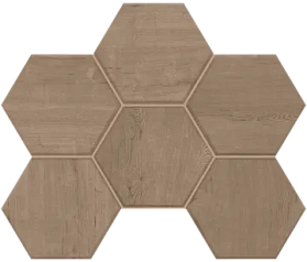 Мозаика Estima Classic Wood CW03 28,5x25 Неполированный