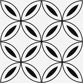 Керамогранит Cersanit Stream лепестки, белый (C-SM4A055D) 29,8х29,8, 1 кв.м.