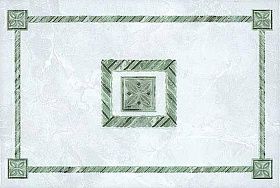 Декор Kerama Marazzi A894/8051 Башкирия зеленый 20х30