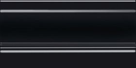 Плитка из керамогранита Kerama Marazzi FMD034 Плинтус Альвао черный матовый 20x10x13