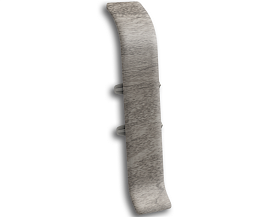 Соединитель для плинтуса Идеал Классик-85, К-П85-С 547 Лофт светло-серый, 85мм